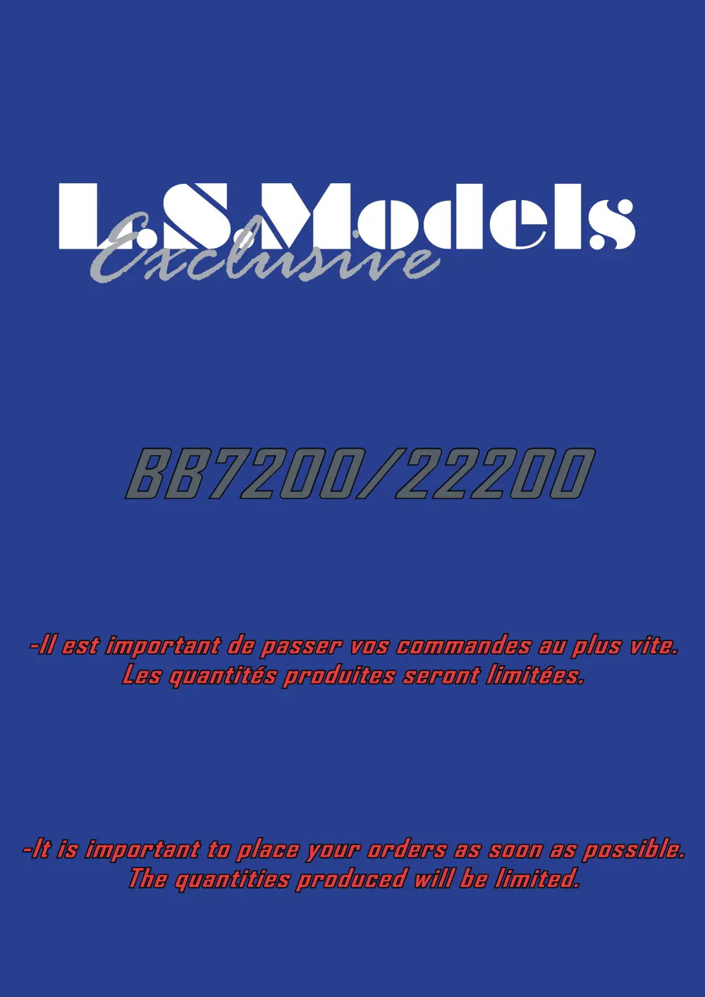 LS Models - SNCF - Locomotive BB7200/BB22200