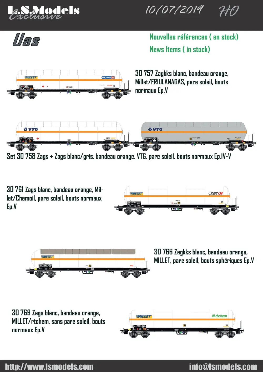 LS Models - Wagons Uas