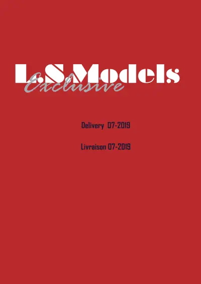 Livraison / Delivery 07.2019 - LS Models