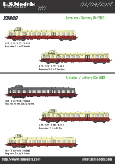 Autorail X 3800 Picasso - LS Models