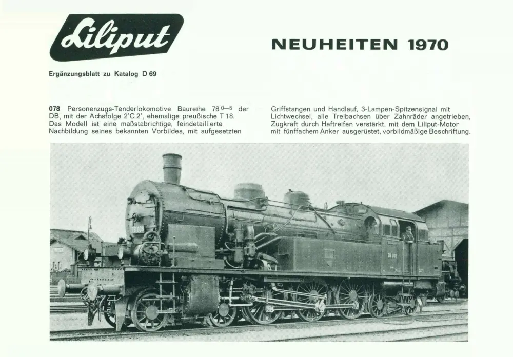 Liliput - Neuheiten 1970