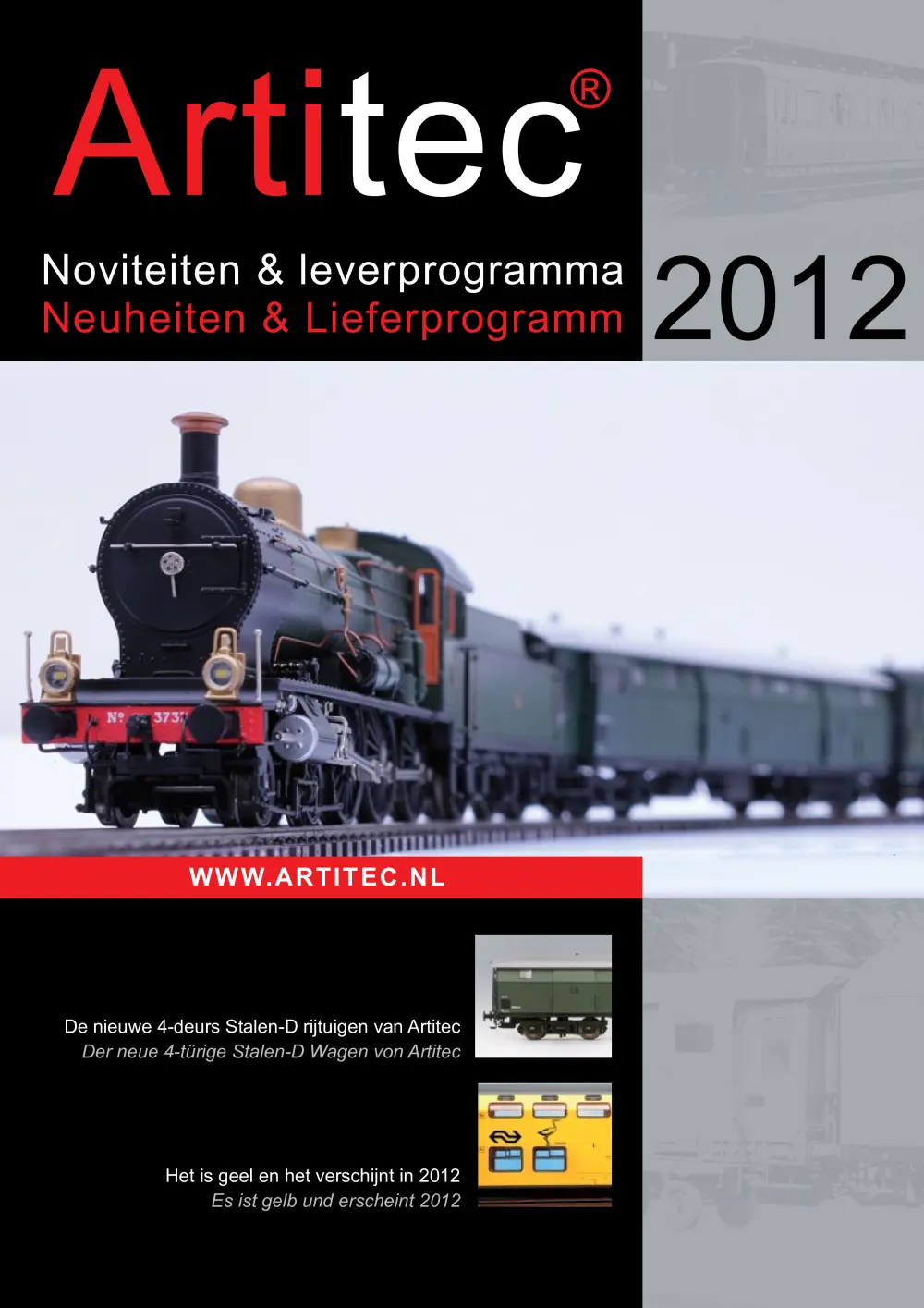 Artitec - Noviteiten & Leverprogramma / Neuheiten & Lieferprogramm 2012
