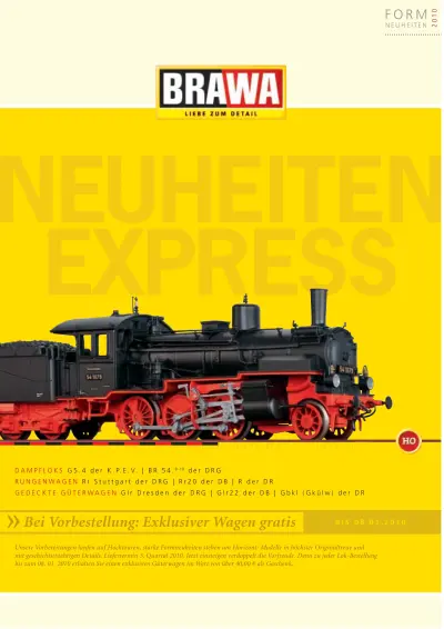 Neuheiten-Express 2010 - Brawa