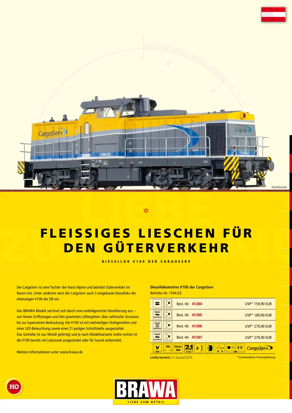 Brawa - Flyer Neuheiten Austria 2010