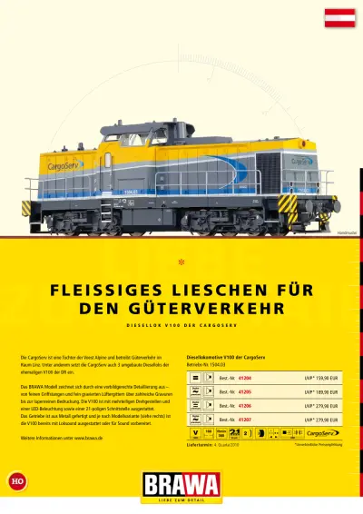 Flyer Neuheiten Austria 2010 - Brawa