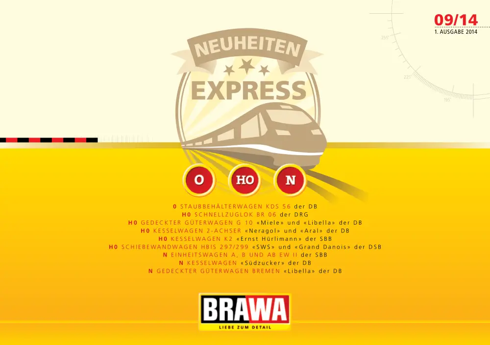 Brawa - Neuheiten Express - 1. Ausgabe 2014