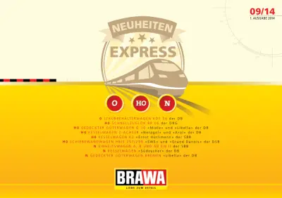 Neuheiten Express - 1. Ausgabe 2014 - Brawa