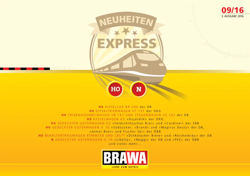 Brawa - Neuheiten Express - 2. Ausgabe 2016