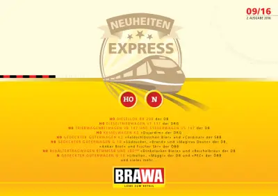Neuheiten Express - 2. Ausgabe 2016 - Brawa