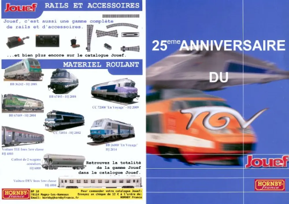 Jouef - 25ème anniversaire du TGV