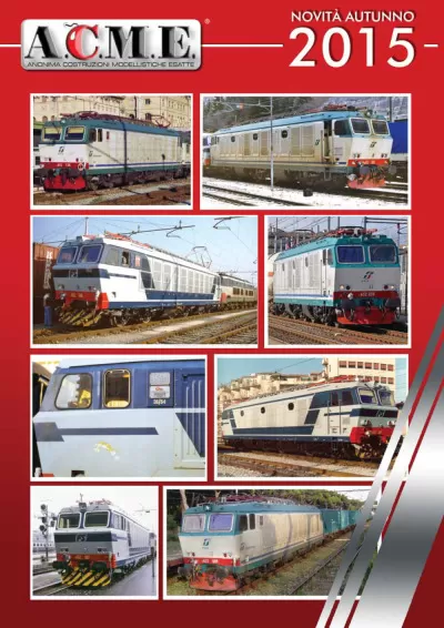 Novelties Autumn 2015 - ACME - Anonima Costruzioni Modellistiche Esatte