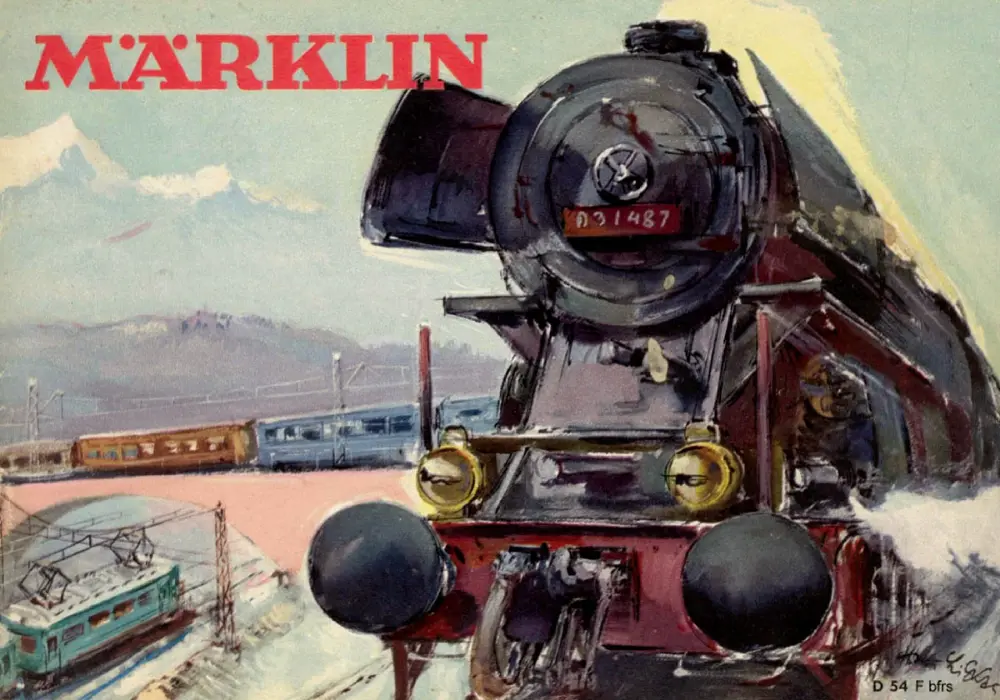 Märklin - Catalogue 1954 Belgique