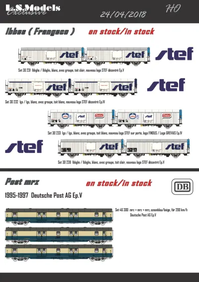 Livraison / Delivery 07-09.2018 - LS Models