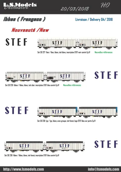 STEF -Wagons Ibbes "Frangeco" - LS Models