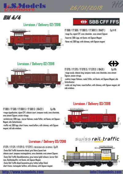 Livraison / Delivery 02-04.2018 - LS Models