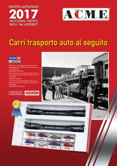 Novelties Autumn 2017 - ACME - Anonima Costruzioni Modellistiche Esatte