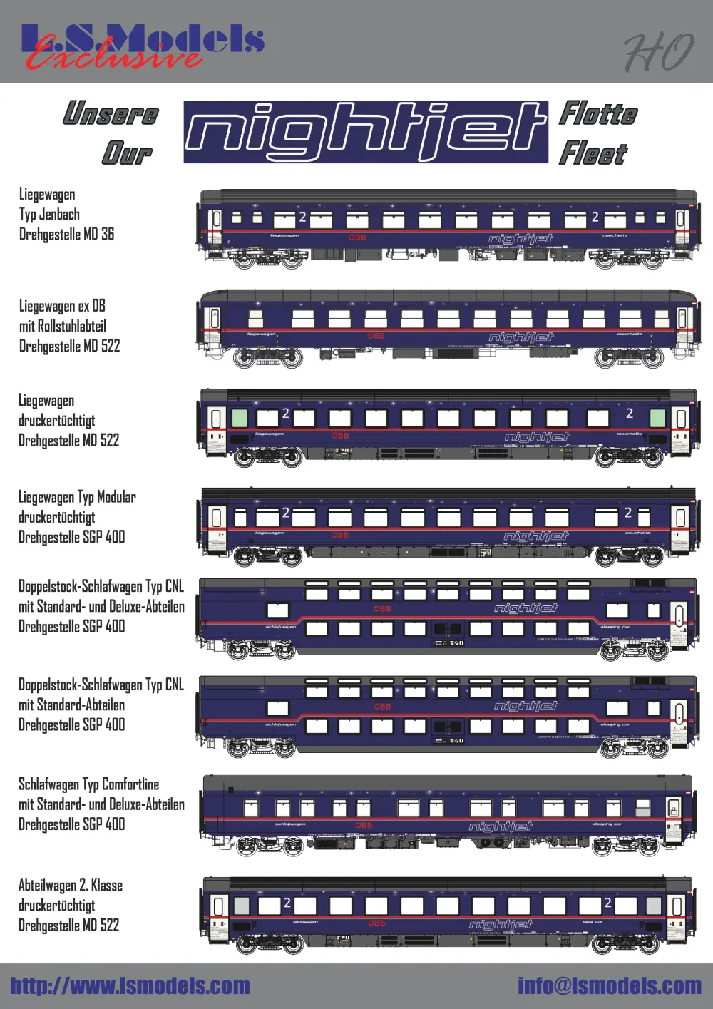 LS Models - ÖBB Nightjet