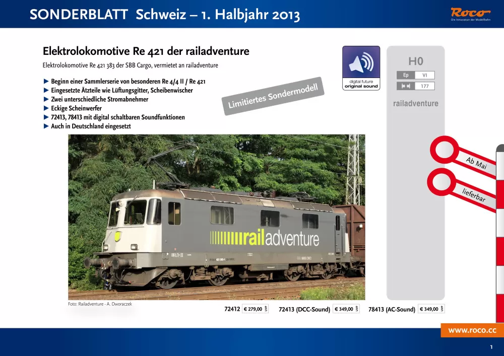 Roco - Swiss folder 2013