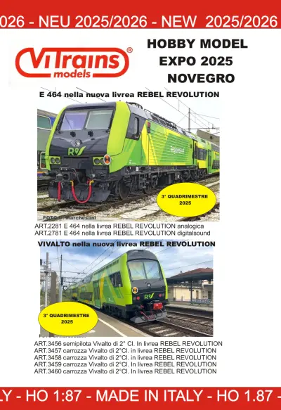 Novità Hobby Model Expo Novegro 2025 - ViTrains