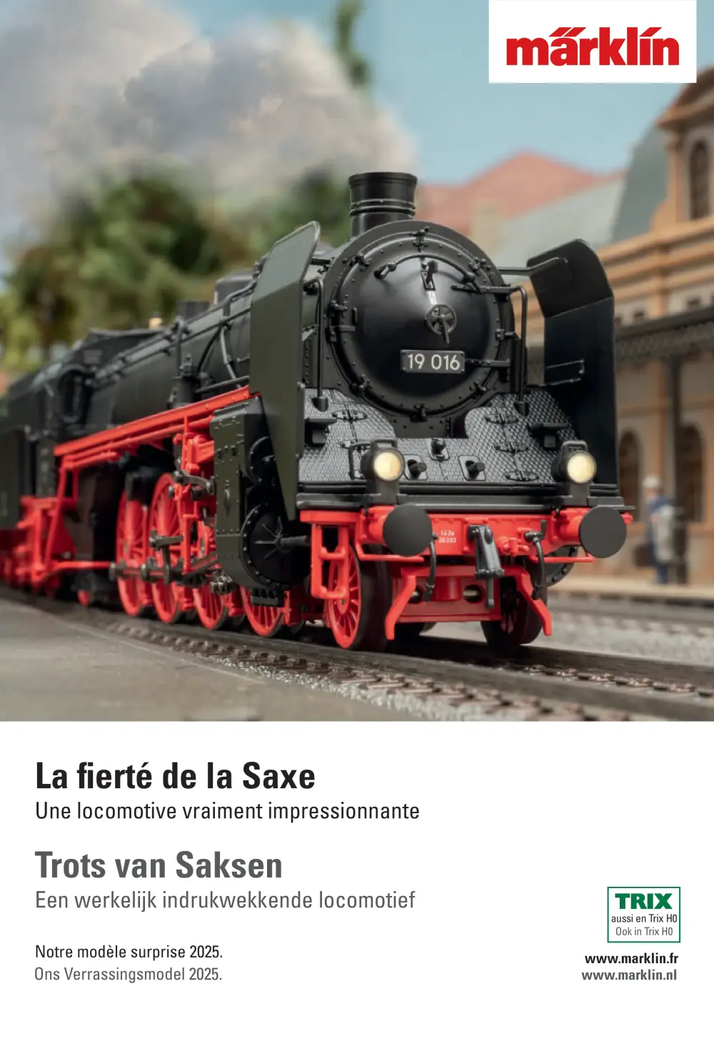 Märklin - Locomotive à vapeur série 19.0 "Sachsenstolz" / Stoomlocomotief type 19.0 "Sachsenstolz"