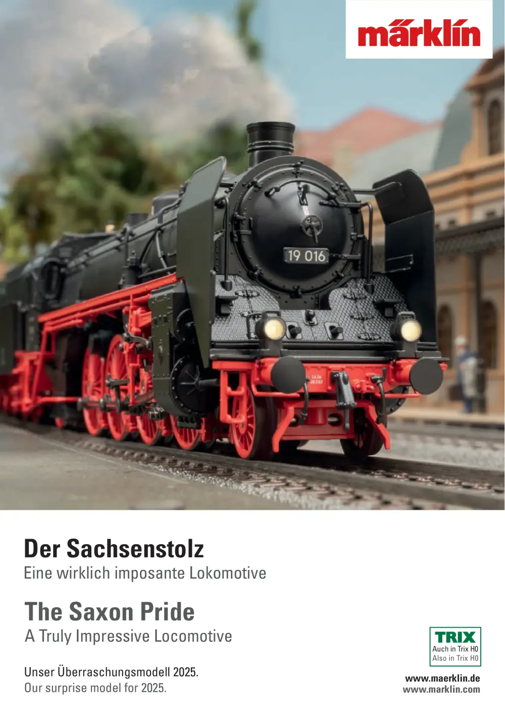 Märklin - Dampflokomotive Baureihe 19.0 "Sachsenstolz" / "Saxon Pride" Class 19.0 Steam Locomotive