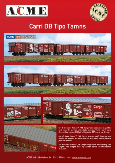 Carri DB Tipo Tamns (ref. 45196) - ACME - Anonima Costruzioni Modellistiche Esatte