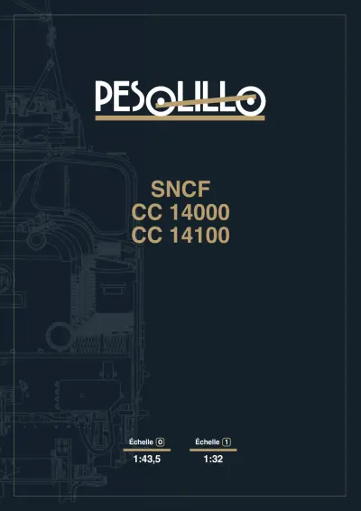 SNCF - CC 14000 / CC 14100 - PESOLILLO