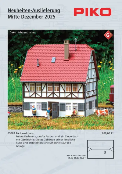 Neuheiten-Auslieferung Mitte Dezember 2025 - PIKO