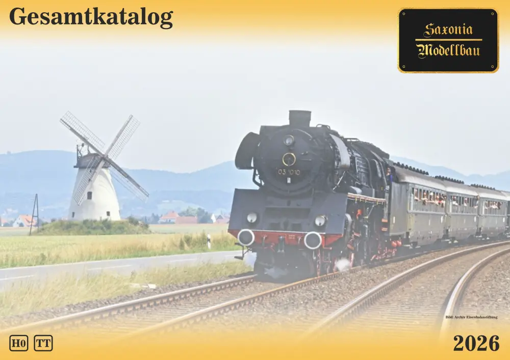 Saxonia Modellbau - Gesamtkatalog 2026