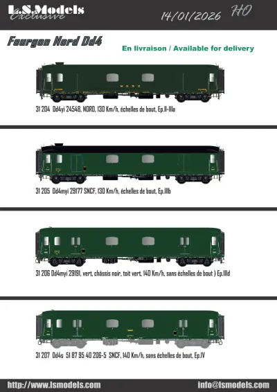Fourgon Nord Dd4 - LS Models