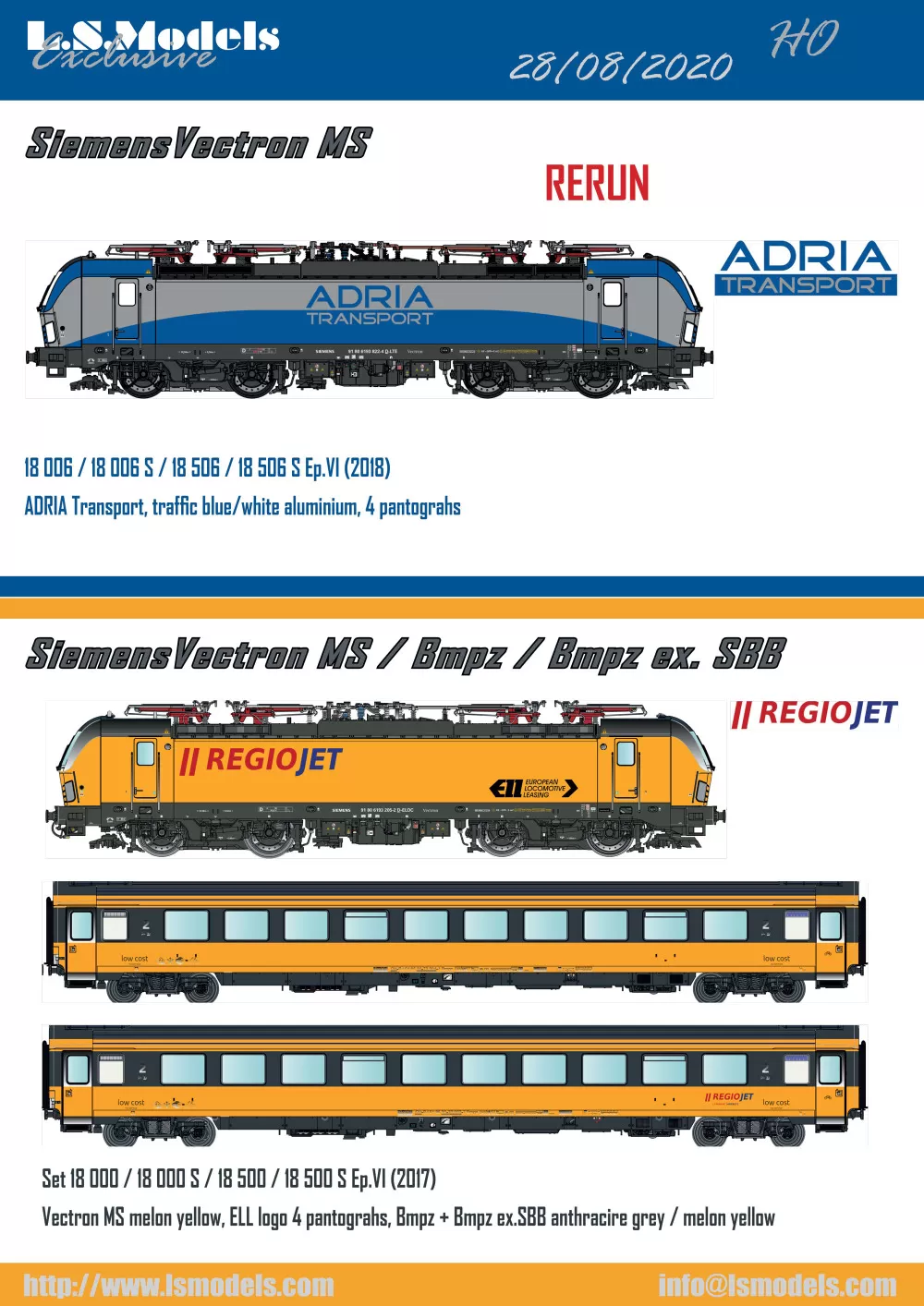 LS Models - Siemens Vectron (rerun)