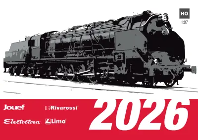 Novelties & Catalog 2026 - Rivarossi / Lima / Hornby / Electrotren / Jouef