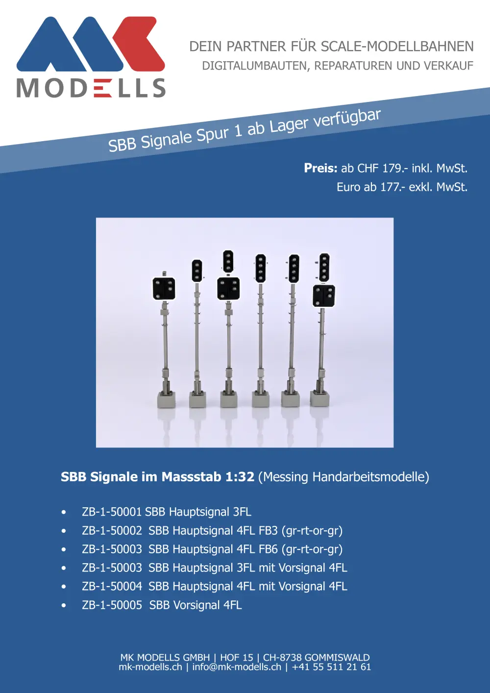 MK-Modells - SBB Signale