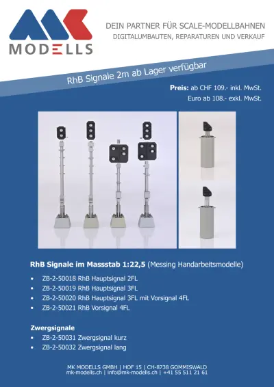 RhB Signale - MK-Modells