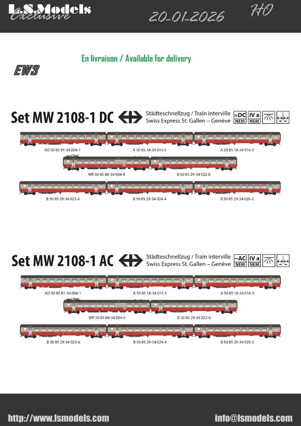 LS Models - Available for delivery January 2026
