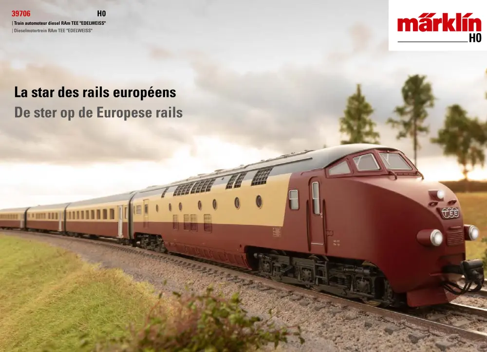 Märklin - RAm TEE "EDELWEISS"