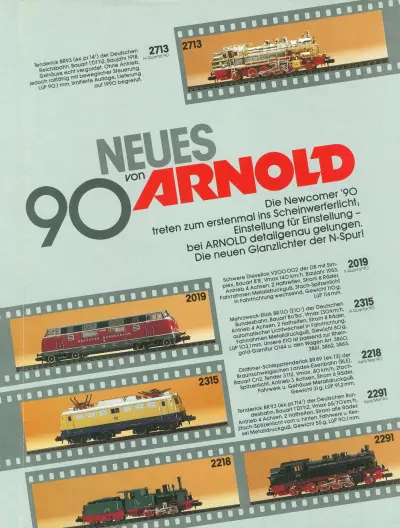 Neuheiten 1990 - Arnold