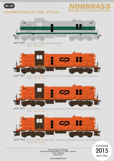 CP 1500 locomotives (2nd series) - Norbrass