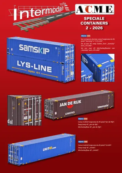 Speciale Containers - ACME - Anonima Costruzioni Modellistiche Esatte