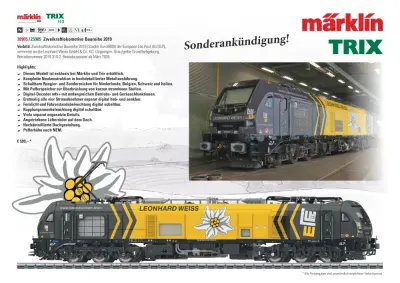 Stadler Euro9000 "Leonhard Weiss" - Märklin / Trix