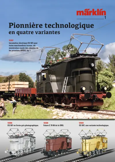Administration Royale des Chemins de Fer Prussiens (KPEV) - Locomotive électrique EG 507 - Märklin