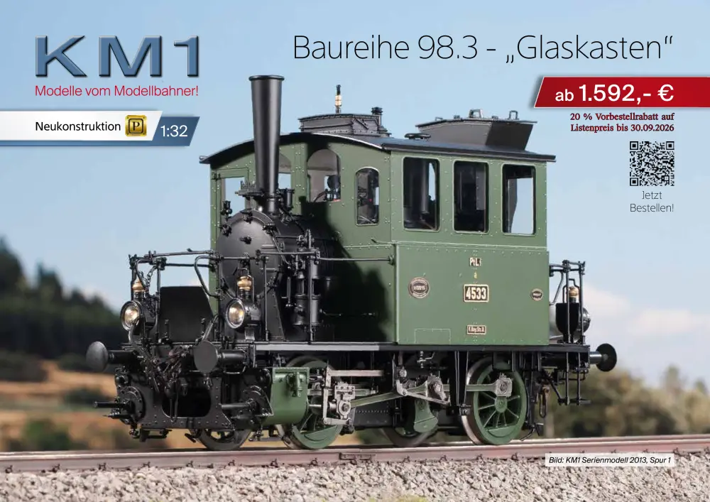 KM1 - Baureihe 98.3 "Glaskasten"