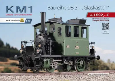 Baureihe 98.3 "Glaskasten" - KM1