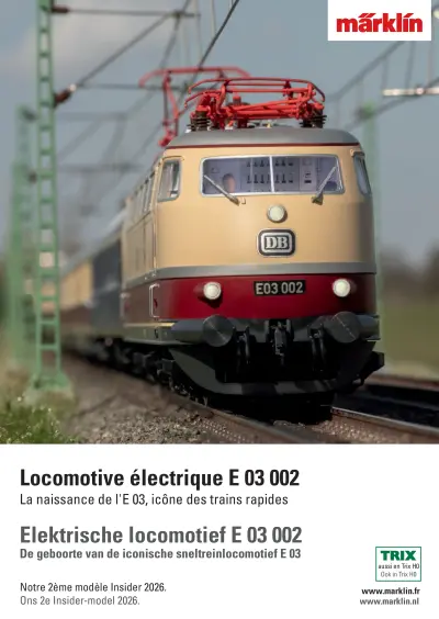 Locomotive électrique E 03 002 / Elektrische locomotief E 03 002 - Märklin