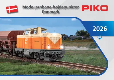 Modeljernbane-højdepunkter Danmark 2026 - PIKO