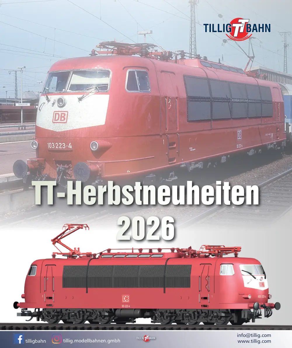 Tillig Bahn - TT-Herbstneuheiten 2026