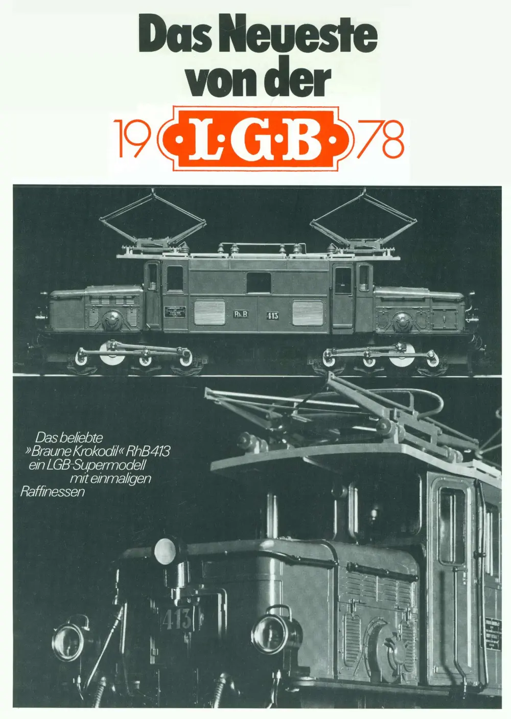 LGB - Katalog Neuheiten 1978