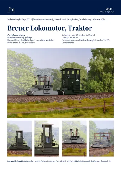 Breuer Lokomotor, Traktor