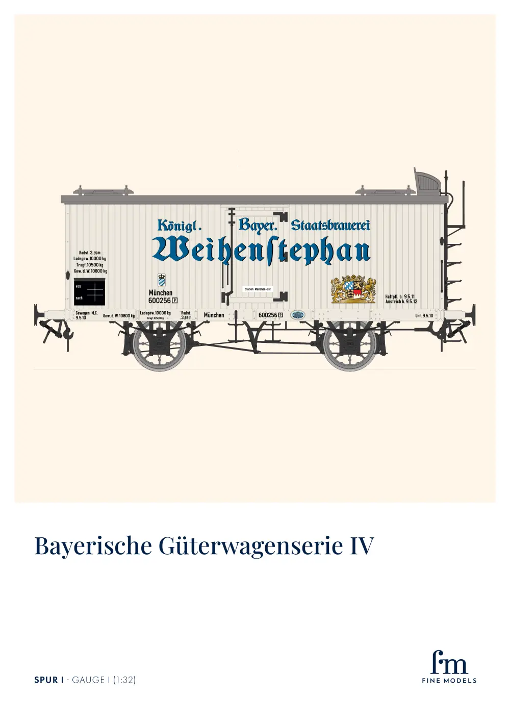 Fine Models - Bayerische Güterwagenserie IV