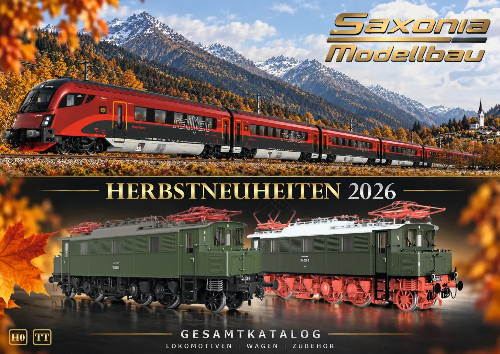 Saxonia Modellbau - Herbstneuheiten 2026
